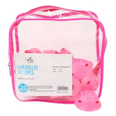 B And D Silicone Hair Roller Set 20 Pcs