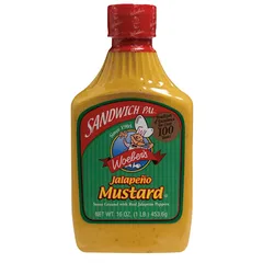 Woebers Sandwich Pals Jalapeno Mustard 453 G