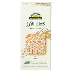 كعك الأرز العضوي سادة