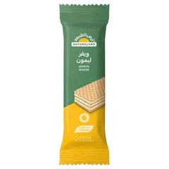 ويفر عضوي بطعم الليمون
