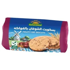 بسكويت الشوفان العضوي بالفواكه