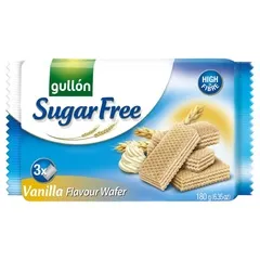 Gullon Sugar Free Vanilla Flavour Wafer 180 G