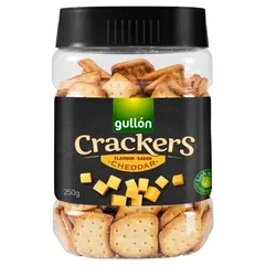 Gullon Cheddar Flavored Crackers 250 G