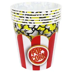 B And D Plastic Popcorn Bucket Set 2 Dot 8l 6 Pcs Ab03