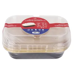 وعاء ألمنيوم مع غطاء