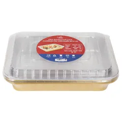 وعاء ألمنيوم مع غطاء