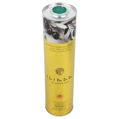 Iliada Kalamata Extra Virgin Olive Oil Tin 750 Ml