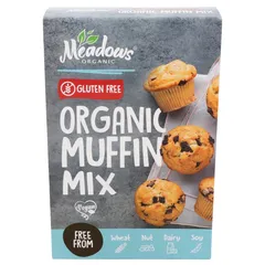 Meadows Organic And Gluten Free Muffin Mix 450 G