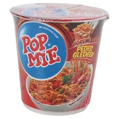 Pop Mie Instan Noodles Cup Pedas Gledek 75g