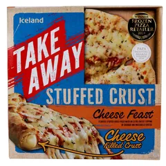 Iceland Takeaway Stuffed Crust Cheese Feast Pizza 453g