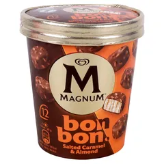 Magnum Bon Bon Salted Caramel And Almond Ice Cream 204ml
