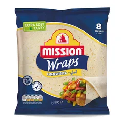 Mission Original Wheat Tortilla Wraps 320g