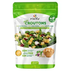 Rialto Vegan Lactose Free Croutons Picagrill With Garlic And Fine Herbs 120g