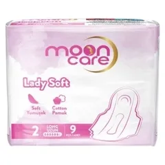 Mooncare Lady Soft Hygienic Pads Soft and Long 9 Pads