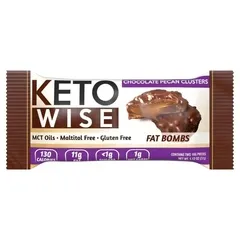 Keto Wise Fat Bombs Chocolate Pecan Clusters 32g