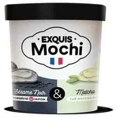 Exquis Mochi Duo Black Sesame And Matcha Ice Cream 180g