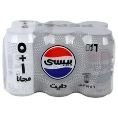 بيبسي مشروب غازي دايت ٥+١*٣١٥ مل