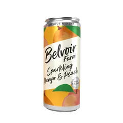 Belvoir Farm Sparkling Mango And Peach 330ml
