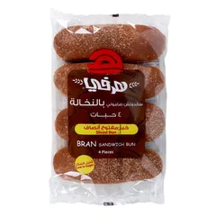 خبز ساندوتش صامولي بالنخالة مفتوح أنصاف قليل السكر