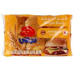 خبز البرجر بالبطاطس