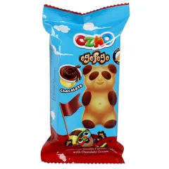 أغو بوغو كيكة بنكهة الكاكاو والفانيليا بكريمة الشوكولاتة