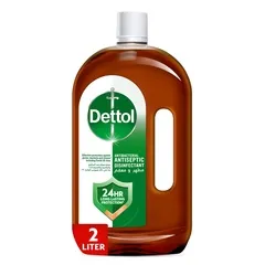 Dettol Disinfectant Antibacterial Brown Liquid Original 2ltr