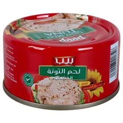 تونا قطع خفيفة في زيت دوار الشمس
