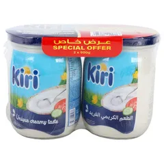 Kiri Spreadable Processed Cream Cheese 2 × 500g