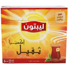 Lipton Yellow Label Black Tea Extra Strong 100 Tea Bags
