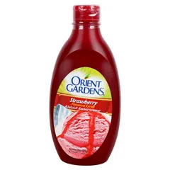 Orient Gardens Strawberry Flavored Syrup 624 G