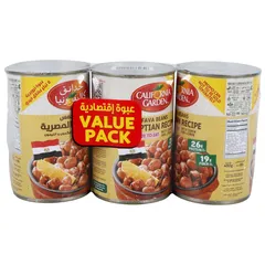 California Garden Fava Beans Egyptian Recipe 3 × 450g