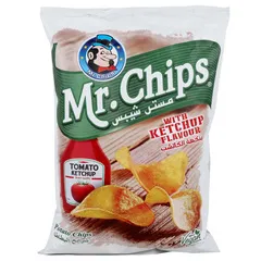 Mr Dot Chips Potato Chips With Ketchup Flavour 140g