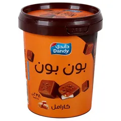 داندي بون بون آيس كريم فانيليا محشو بالكاراميل مغطى بشوكولاتة الحليب ٢٣٨ مل