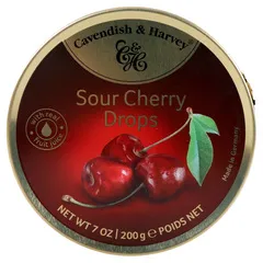 Cavendish And Harvey Sour Cherry Drops Candies 200g