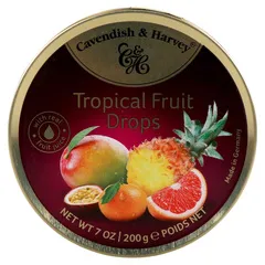Cavendish And Harvey Tropical Fruit Drops Candies 200g
