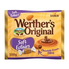 Classic Caramel Candies Soft Eclairs with Creamy Filling Traditional Flavor
