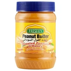 Freshly Peanut Butter Roasted Peanuts And Honey Creamy 18oz