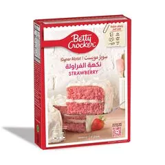 خليط كيك الفراولة