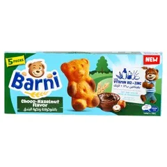 Barni Chocolate Hazelnut Flavor Cake 5 × 30g