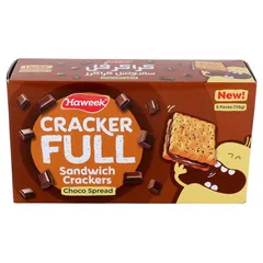 Haweek Cracker Full Sandwich Crackers Choco Spread 115g