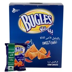 Bugles Sweet Chili Corn Snack 12 × 15g