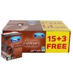 حليب دبل شوكولاتة