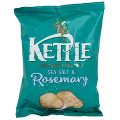 Kettle Potato Chips Sea Salt And Rosemary 130g