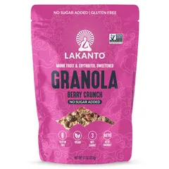 Lakanto No Sugar Added And Gluten Free Berry Granola 312g