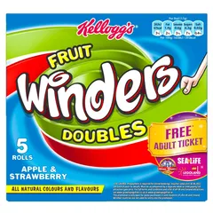 Kelloggs Fruit Winders Strawberry And Apple Fruit Snacks 85g