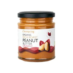 Clearspring Organic Crunchy Peanut Butter 170g
