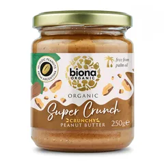 Biona Organic Super Crunch Crunchy Peanut Butter 250g