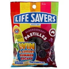 Life Savers Blackcurrant Pastilles 180 G