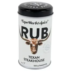 Cape Herb And Spice Texan Steakhouse Rub 100g