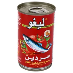 ليغو سردين بصلصة الطماطم والفلفل
